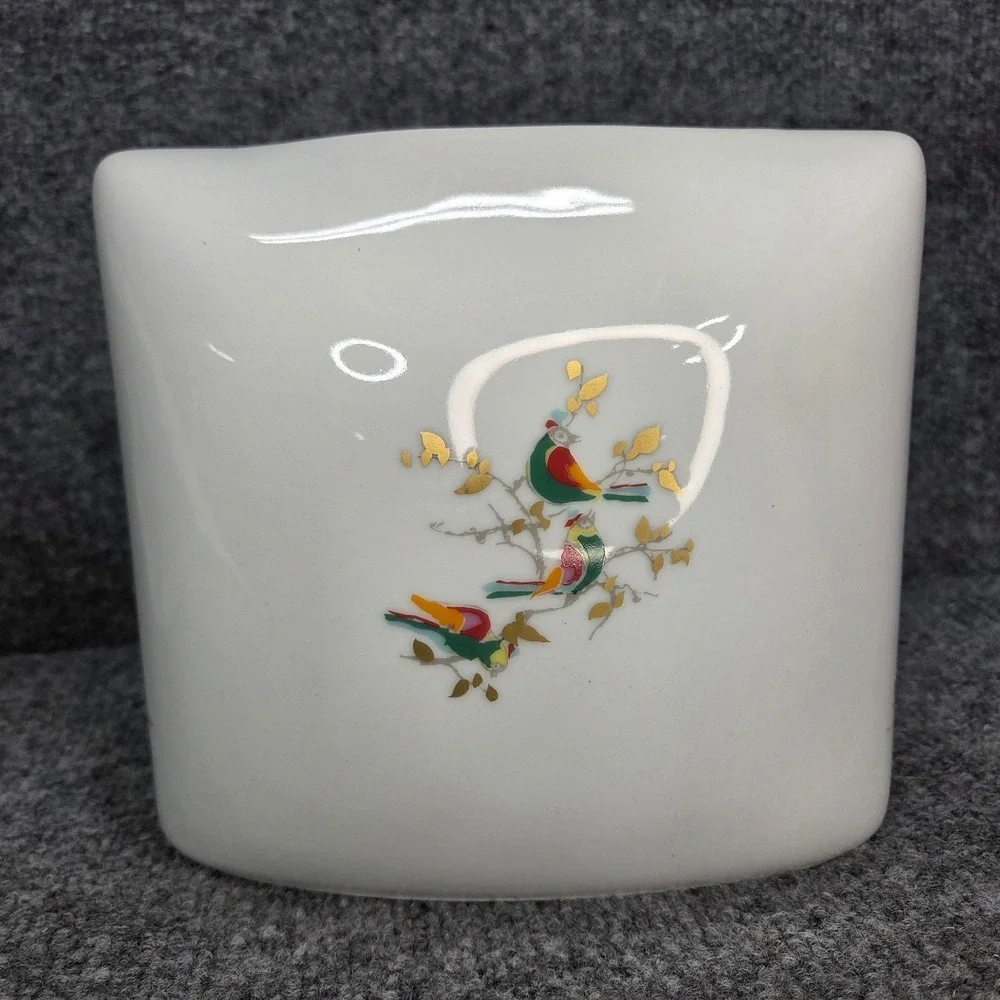 Rare Vintage Bjorn Wiinblad Rosenthal Porcelain Pillow Vase - Germany Love Story
